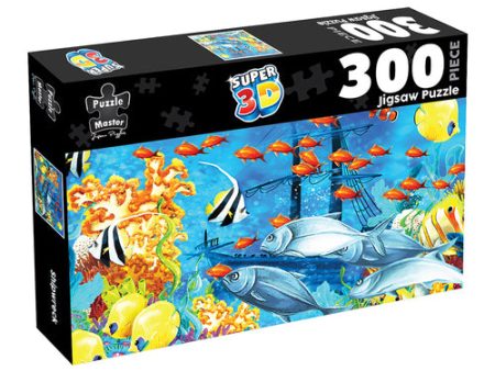 300pc Super 3D Jigsaw Puzzle - Shipwreck on Sale