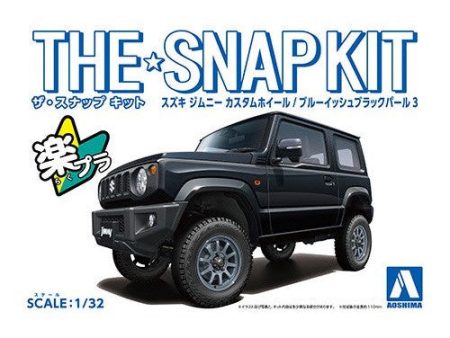 1 32 SNAP SUZUKI JIMNY CUSTOM WHEEL (Bluish Black Pearl) Online Hot Sale