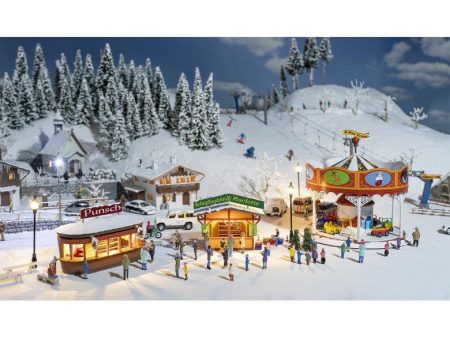 HO Christmas Market Promotional Set Online Sale