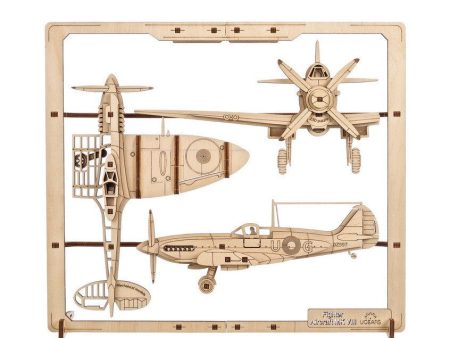 47pc Fighter Aircraft 2.5D Puzzle Supply