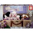 500pc Puppies Puzzle Fashion