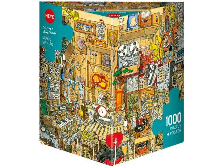 1000pc Adolfsson Music Maniac Puzzle For Cheap