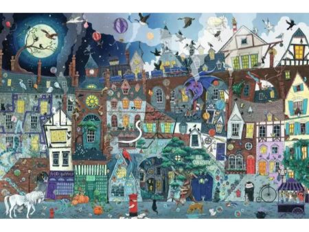 5000pc Fantasy Victorian Street Puzzle Supply