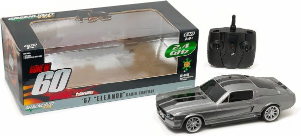 1 18 1967 Ford Mustang  Eleanor  with 2.4 GHz Remote Controller - Gone in Sixty Seconds Fashion