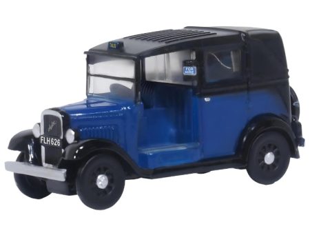 1 120 Austin Low Loader Taxi Blue For Cheap