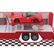 1 43 Ferrari Racing Hauler with One Car and Accessories on Sale