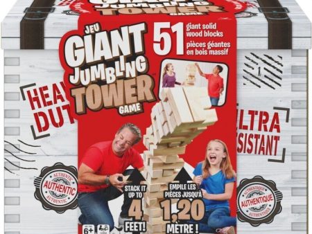 Classic Games Giant Jumbling Tower in Crate Hot on Sale