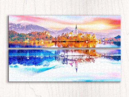 432pc Beautiful Lake Bed Canvas Set Puzzle Fashion