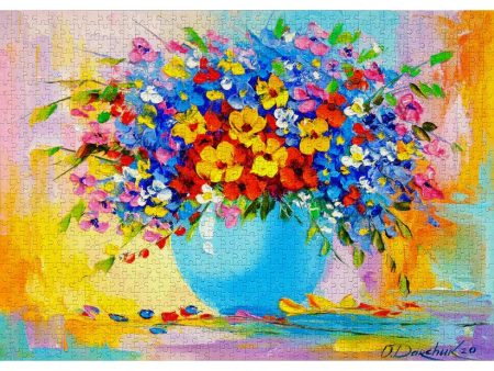 1000pc A Bouquet of Flowers Jigsaw Puzzle For Cheap