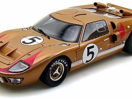 1 18 #5 1966 Ford GT40 Mk II Gold Discount