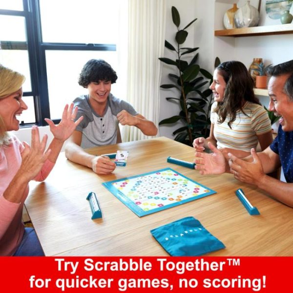 Scrabble Original and Scrabble Together 2-Games-in-1 Hot on Sale