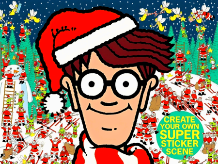 Where s Wally? Santa Spectacular Sticker Activity Book For Sale