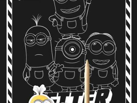 Minions Scratch Art Set Hot on Sale