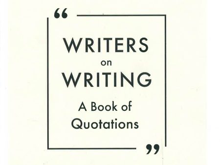 Writers On Writing Hot on Sale